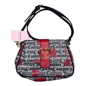 NWT JUICY COUTURE Heart Addicted Love Flap Crossbody